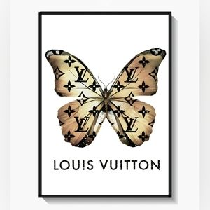 Louis Vuitton 8 1/2"x11" Framed Wall Art